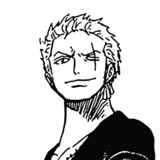 🔪 Zoro One Piece 动漫, 漫画, 海贼王, 索隆, 罗罗诺亚·索隆, 剑士 whatsapp sticker