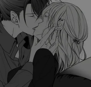 💚 bacio, romantico, amore, coppia, affetto telegram sticker