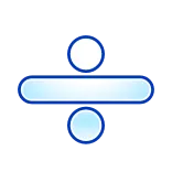 ➗