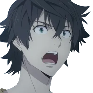 😠 anime, shocked, surprised, manga, emotion, expression telegram sticker
