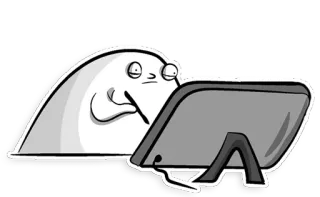 ✏ desenho animado, desenho, arte digital, ilustração telegram sticker