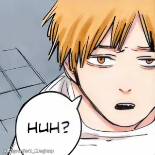 🪚 HUH? hä?, Frage, verwirrt, Anime-Stil, Manga-Stil telegram sticker