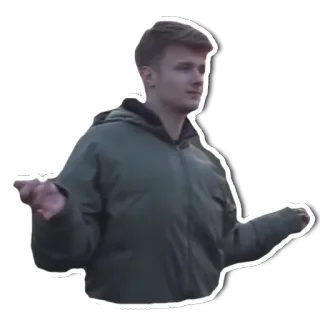 😋 человек, пожимает плечами, жест, неуверенный telegram sticker