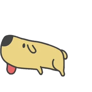 👅 狗, 可爱, 动物, 卡通, 宠物, 小狗 telegram sticker