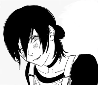🌫 Reze Chainsaw Man อนิเมะ, มังงะ, ตัวละคร, เรเซ่, เชนซอว์แมน whatsapp sticker