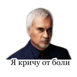 😭 Я кричу от боли man, gezicht, uitdrukking, russisch telegram sticker