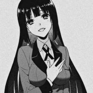 ♣️ Yumeko Jabami Kakegurui anime, kakegurui, yumeko jabami, manga telegram sticker