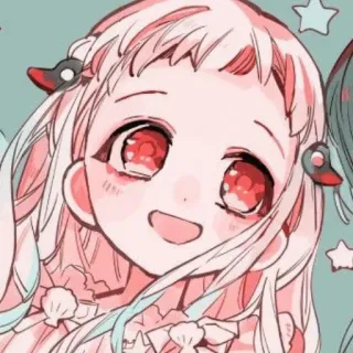 🥬 Anime, Dessin animé, Fille, Mignon, Personnage, Illustration telegram sticker