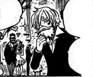 🥵 Sanji One Piece anime, manga, one piece, sanji, cook, pirate telegram sticker