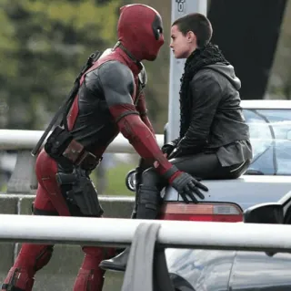 ❤️ Deadpool Deadpool, Marvel, super-herói, ação, quadrinhos, Ryan Reynolds, filme telegram sticker