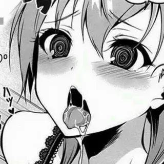 ❤️ anime, girl, manga, art, illustration telegram sticker
