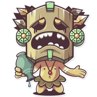 Tribal Masquerade telegram stickers