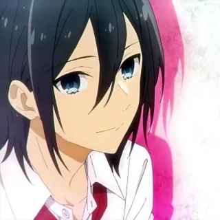 ✏️ Izumi Miyamura Horimiya Anime, Manga, Personaje, Escuela, Lindo telegram sticker