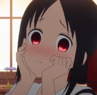😰 Kaguya Shinomiya Kaguya-sama: Love Is War Anime, Cartoon, Kaguya-sama, Love is War, Mädchen, Süß, Kaguya Shinomiya whatsapp sticker
