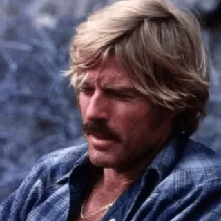 〰 Robert Redford Schauspieler, Promi, Porträt, Mann, Film, Kino whatsapp sticker