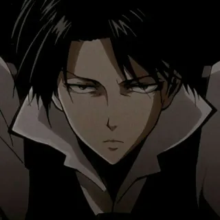 ⚔ Levi Ackerman Attack on Titan Anime, Mangá, Soldado, Sério, Líder whatsapp sticker