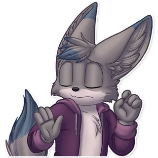 @Aythen (by @SiDniTheFox) telegram stickers
