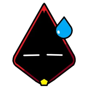 😓 Emoji, Rosto, Suor, Abstrato telegram sticker