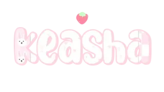 🐰 Keasha Nome, Rosa, Morango, Coelho, Fofo telegram sticker