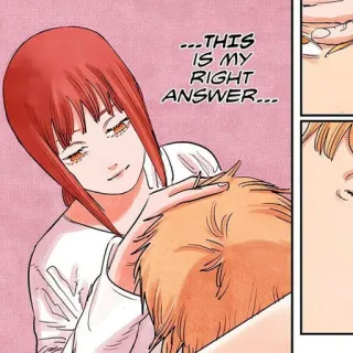 🍒 ...THIS IS MY RIGHT ANSWER... Manga, Anime, Frau, Trost, Liebe telegram sticker