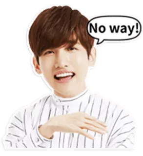 😒 No way! person, man, exclamation, surprise, expression telegram sticker