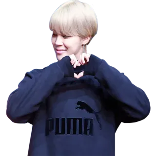 ❤️ Jimin kpop, bts, 歌手, アーティスト, puma telegram sticker
