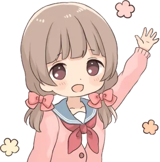 Зайка–тян 2 @nyasticks telegram stickers