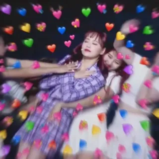 🐞 corações, amor, carinho, kpop, idol whatsapp sticker