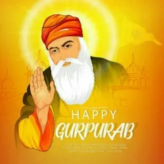 ✋ HAPPY GURPURAB gurpurab, sikh, festival, religion telegram sticker
