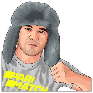 PARIMATCH + UFC telegram stickers