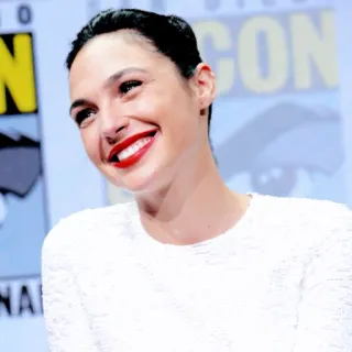 😀 Gal Gadot actress, celebrity, woman, portrait, smile telegram sticker