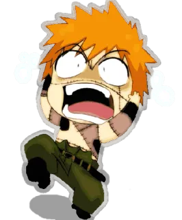 😱 Cartone animato, Personaggio, Anime, Paura telegram sticker