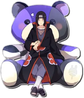 ☺️ Itachi Naruto Anime, Ninja, Itachi, Manga, Lucu, Beruang Teddy telegram sticker