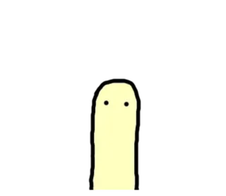 ⚪️ fantôme, effrayant, dessin animé, dessin, simple, halloween, personnage whatsapp sticker