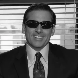 😁 Michael Scott The Office whatsapp sticker