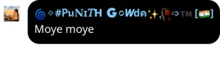 🙂 #PuNiTH GOwda
Moye moye telegram sticker