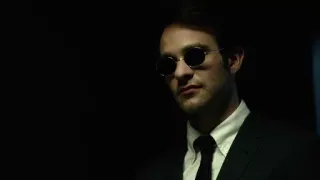 😐 Daredevil Сорвиголова, Marvel, Супергерой, Сериал, Netflix, Мужчина, Костюм, Солнцезащитные очки telegram sticker