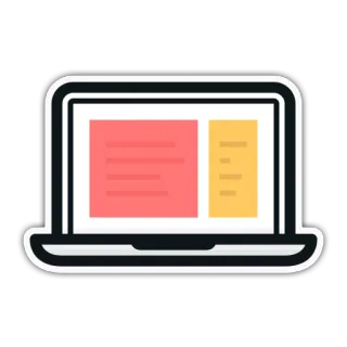 💻 laptop, computer, tecnologia, dispositivo, schermo, internet whatsapp sticker