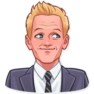 Barney Stinson telegram stickers