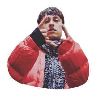 🤘 osoba, kurtka, mężczyzna, portret telegram sticker
