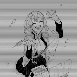 ❤️ Mitsuri Kanroji Demon Slayer Anime, Manga, Demon Slayer, Mitsuri Kanroji, Hashira, Karakter telegram sticker