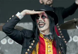 👀 John 5 музыкант, гитарист, макияж, рок, гот, хоррор telegram sticker