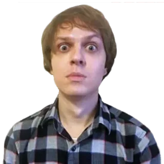 😳 osoba, mężczyzna, portret, zszokowany, zaskoczony telegram sticker