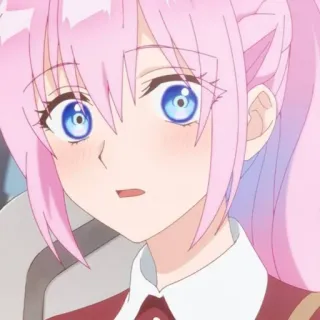 🍧 Anime, Cartoon, Pinke Haare, Mädchen, Süß, Charakter telegram sticker
