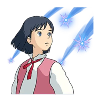 💫 Sophie Hatter Howl's Moving Castle Аниме, Фэнтези, Фильм, Девушка, Одухотворенный, Персонаж whatsapp sticker