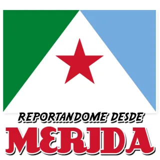 🇻🇪 REPORTANDOME DESDE MERIDA Mérida, Venezuela, kota, bendera, pariwisata, perjalanan whatsapp sticker