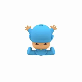 ☀️ Pocoyo Мультфильм, Малыш, Синий, Милый, Pocoyo telegram sticker