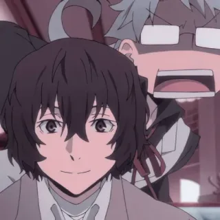 🐾 Dazai Osamu Bungou Stray Dogs Anime, Bungou Stray Dogs, Dazai Osamu, Charakter, Animation, Lustig, Manga telegram sticker