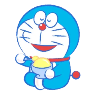 🍨 Doraemon Doraemon, Anime, Dibujos animados, Gato robot, Gato, Azul telegram sticker
