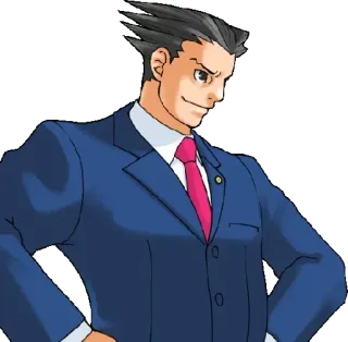 ACE ATTORNEY whatsapp stickers